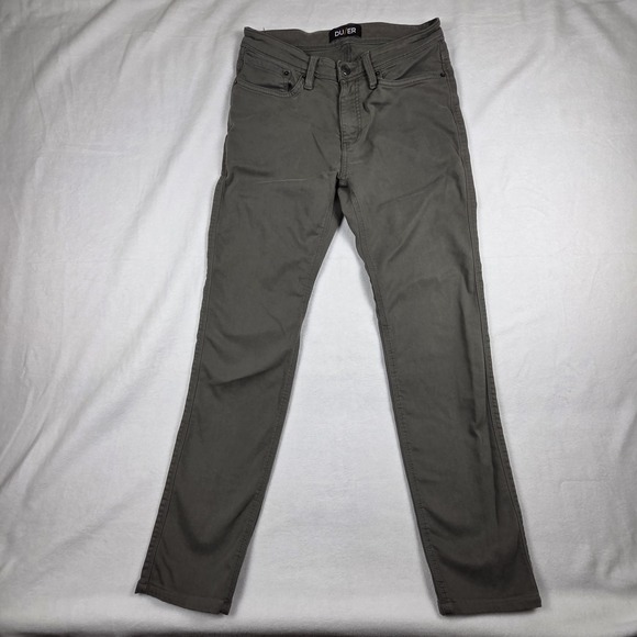 DU/ER‎ DU ER N2X Slim Pants Men's Sz 30x29 Green - Picture 1 of 13